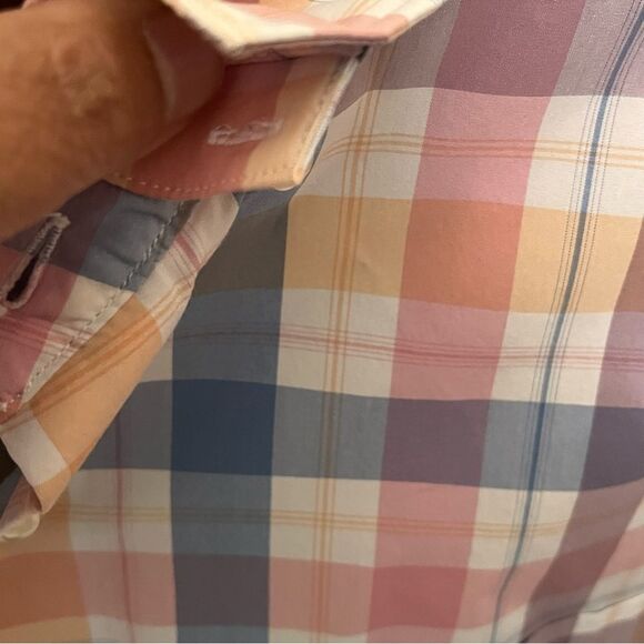 Tommy Bahama Sarasota Stretch Multicolor Plaid Button Down Shirt Size XL - Picture 8 of 12